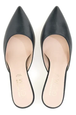 Ciabatte Mules Nere Con Tacco Pittarello Glam 3620