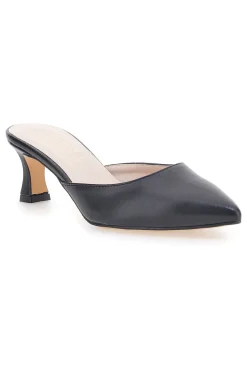 Ciabatte Mules Nere Con Tacco Pittarello Glam 3620