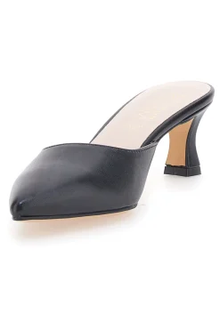 Ciabatte Mules Nere Con Tacco Pittarello Glam 3620