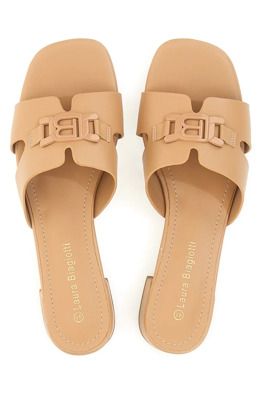 Ciabatte Mules Sabbia Laura Biagiotti 8501