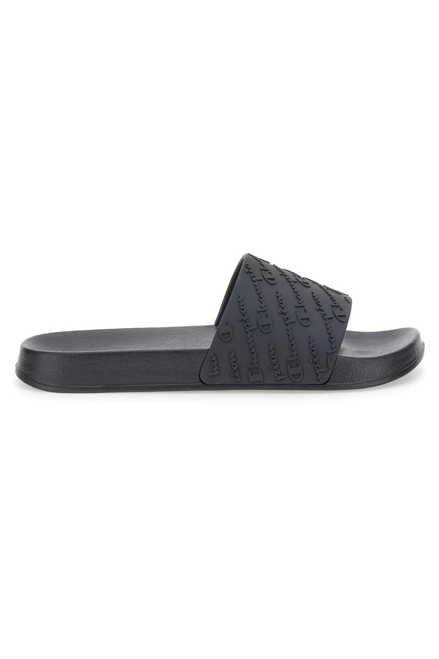 Ciabatte Nere Champion Antony Box Slide