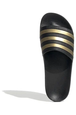 Ciabatte Nere Con Dettagli Oro Adidas Adilette Aqua