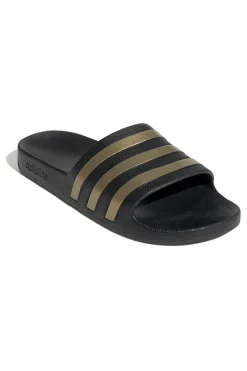 Ciabatte Nere Con Dettagli Oro Adidas Adilette Aqua