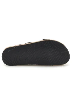 Ciabatte nere con doppia fascia regolabile e suola platform Superga S11T228