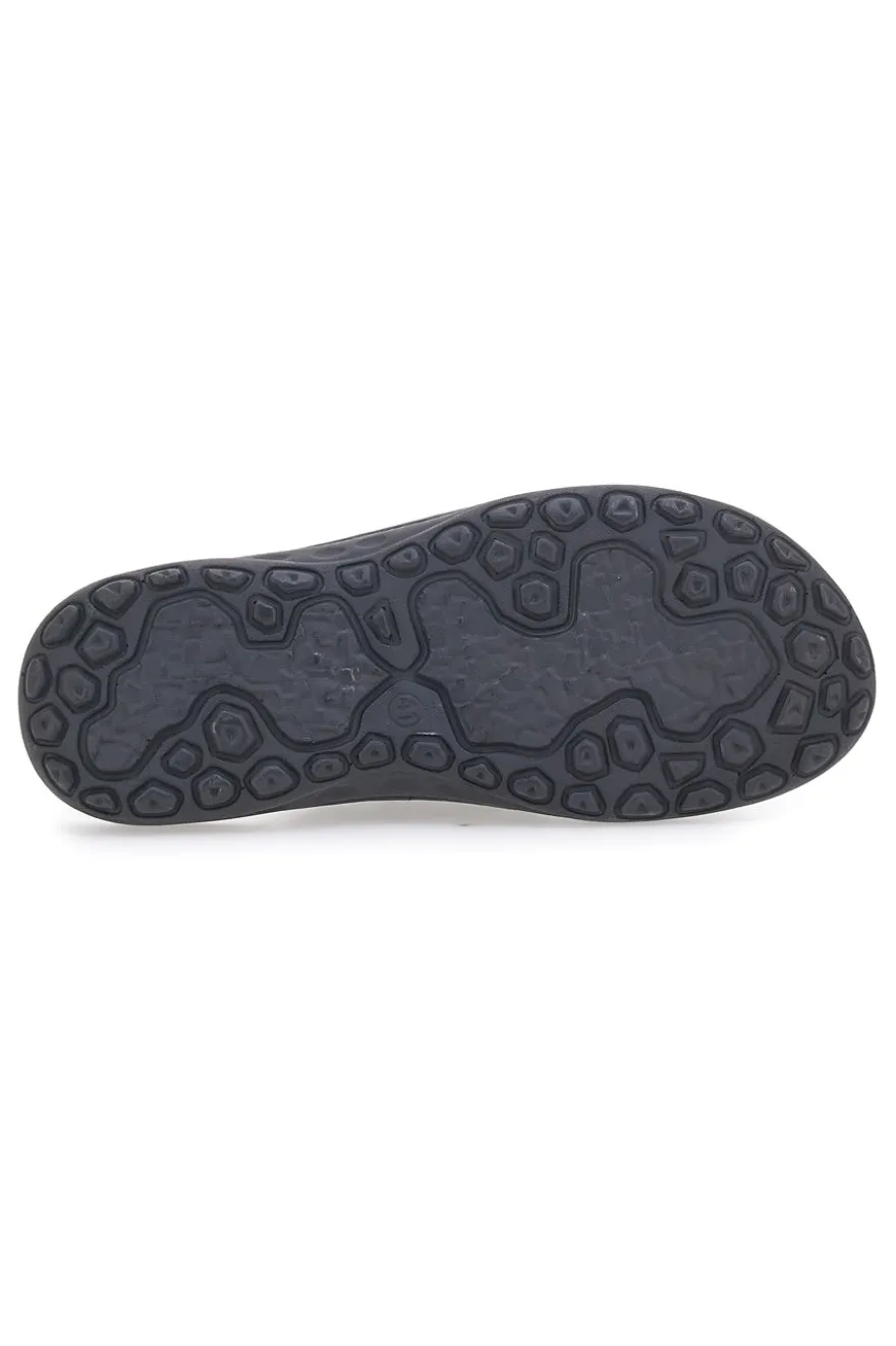 Ciabatte nere con fasce incrociate e suola comfort Claremorris 2014ZER