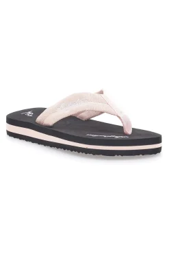 Ciabatte nere con fascia rosa Australian AU24W409