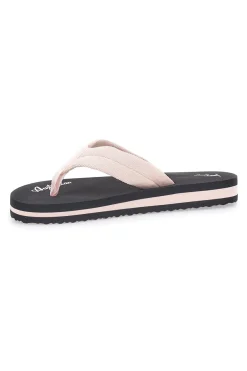 Ciabatte nere con fascia rosa Australian AU24W409