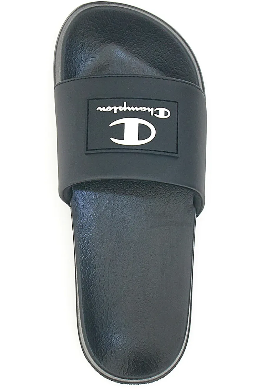 Ciabatte Nere Con Fascia Champion Arubo Box Slide