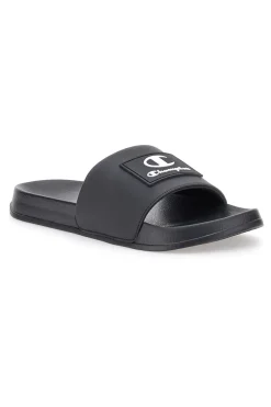 Ciabatte Nere Con Fascia Champion Arubo Box Slide