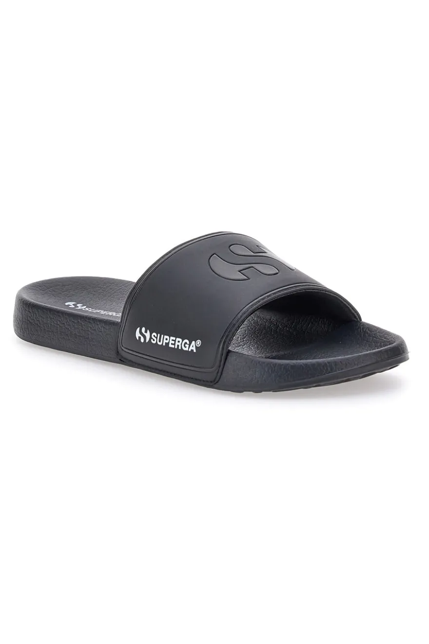 Ciabatte Nere Con Fascia Regolabile Superga 24753