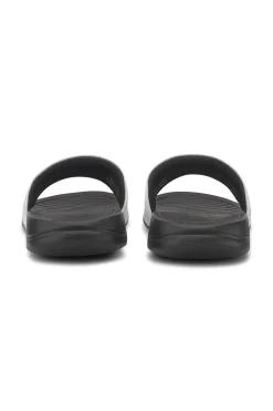 Ciabatte nere con fascia bianca Puma Popcat 20 Jr