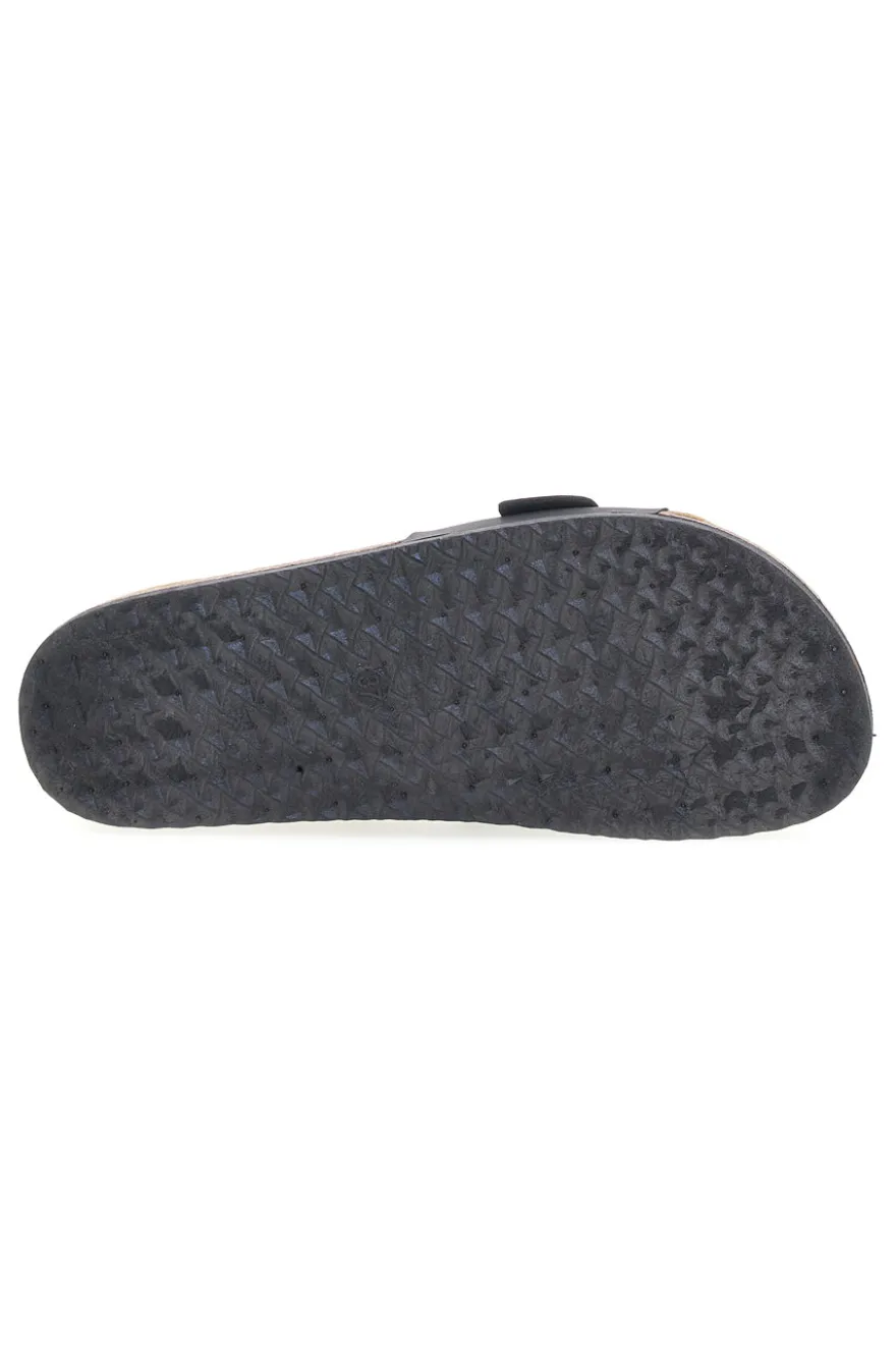 Ciabatte nere con fibbia Pittarello Sun AP26S1098