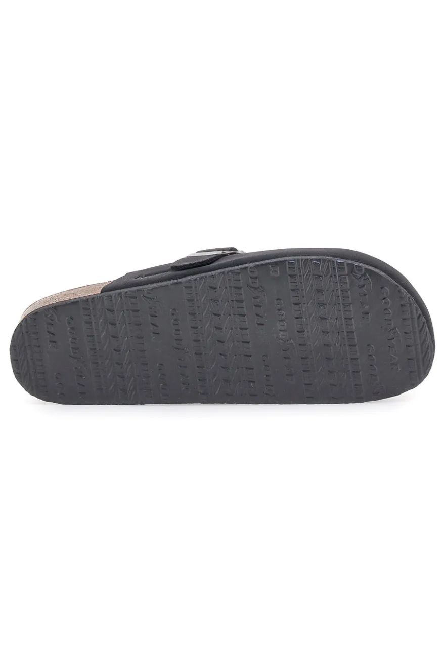 Ciabatte nere con fibbia GOODYEAR GY42030