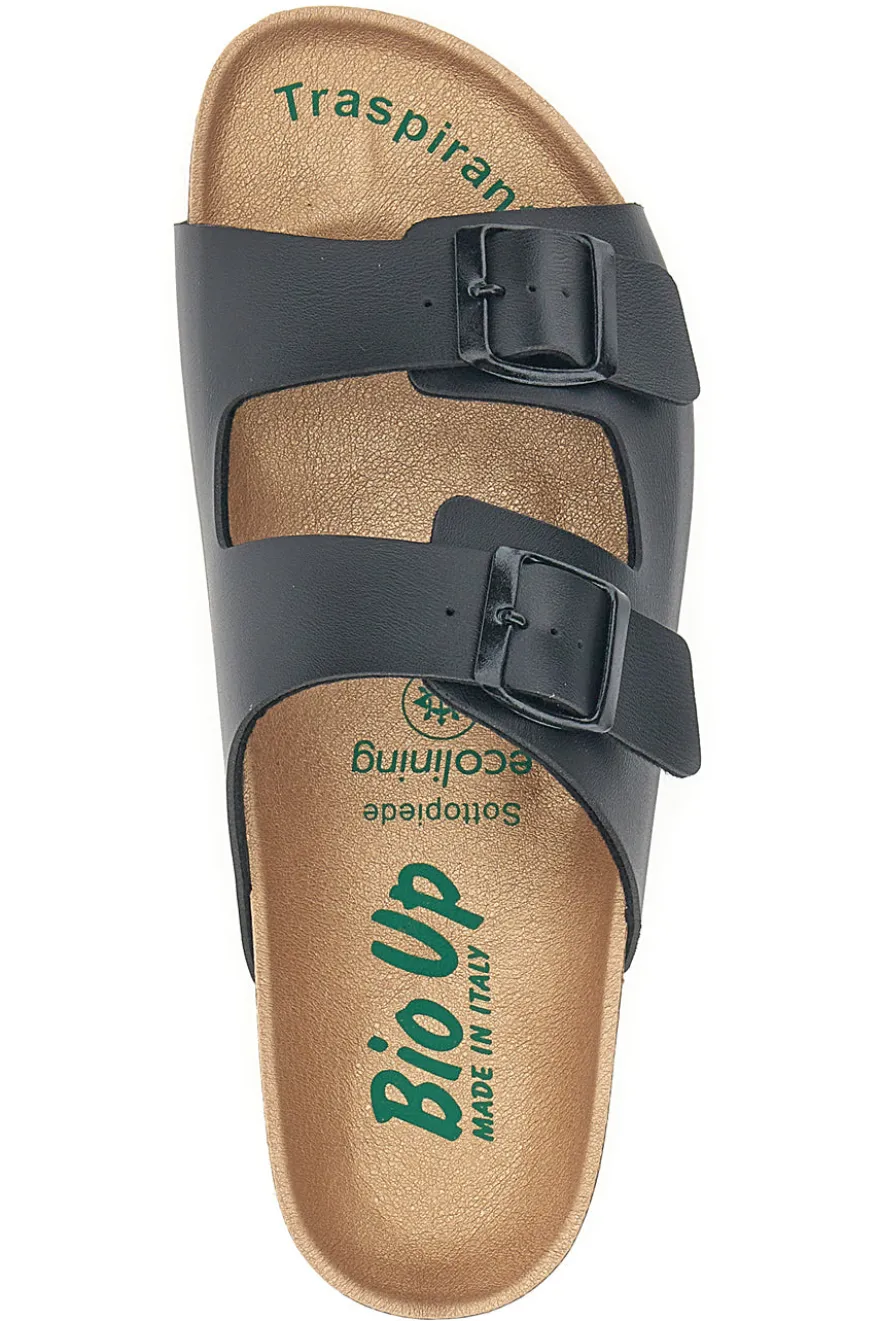 Ciabatte Nere con Fibbia Bio Up 25413