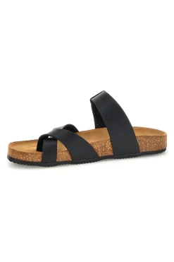 Ciabatte nere con fibbia Pittarello tierra 335A311SR
