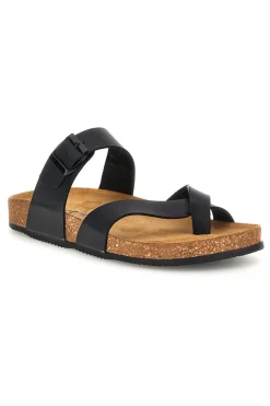 Ciabatte nere con fibbia Pittarello tierra 335A311SR