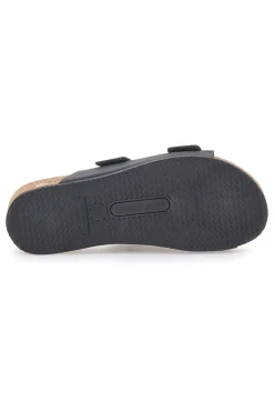 Ciabatte Nere con Fibbia Pittarello Bio 293350
