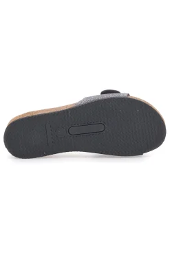 Ciabatte nere con fibbia regolabile PITTARELLO ECO 293A21030SR