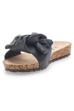 Ciabatte Nere con Fiocco FUN BEACH 14191