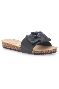 Ciabatte Nere con Fiocco FUN BEACH 14191