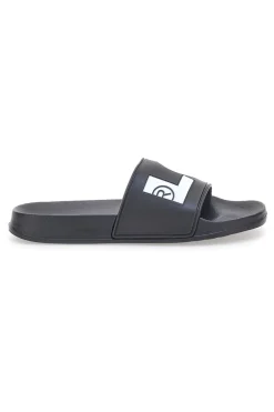 Ciabatte Nere Con Logo a Contrasto Bianco LEVI'S JUNE L