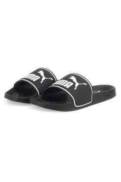 Ciabatte nere con logo bianco Puma Leadcat 2.0