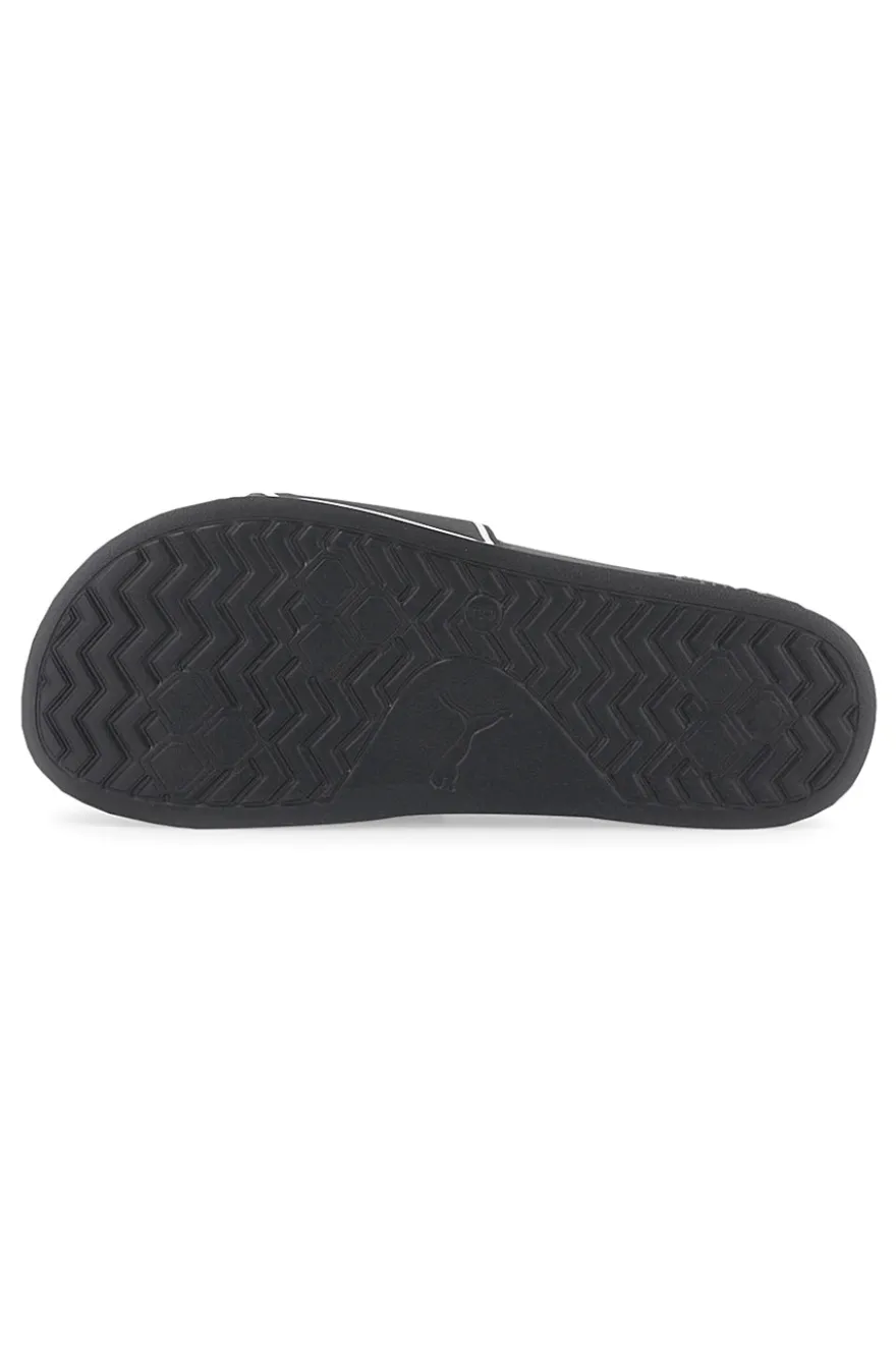 Ciabatte nere con logo bianco Puma Leadcat 2.0