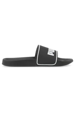 Ciabatte nere con logo bianco Puma Leadcat 2.0