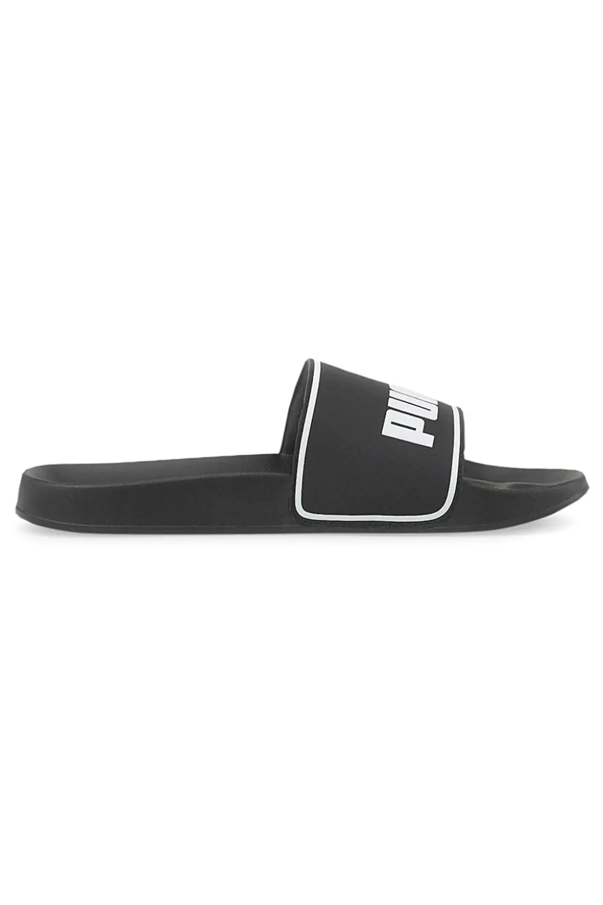 Ciabatte nere con logo bianco Puma Leadcat 2.0