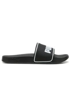 Ciabatte nere con logo bianco e fascia imbottita Puma Leadcat 2.0