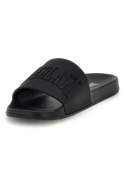 Ciabatte nere con logo Everlast EV068