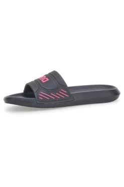 Ciabatte nere con logo fucsia e suola ergonomica ARENA URBAN EASY