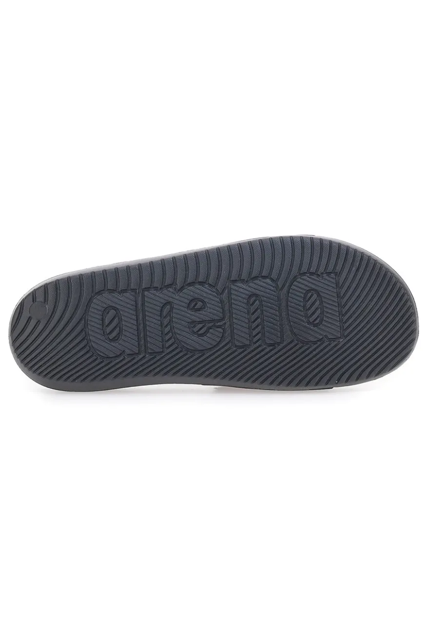 Ciabatte nere con logo fucsia e suola ergonomica ARENA URBAN EASY