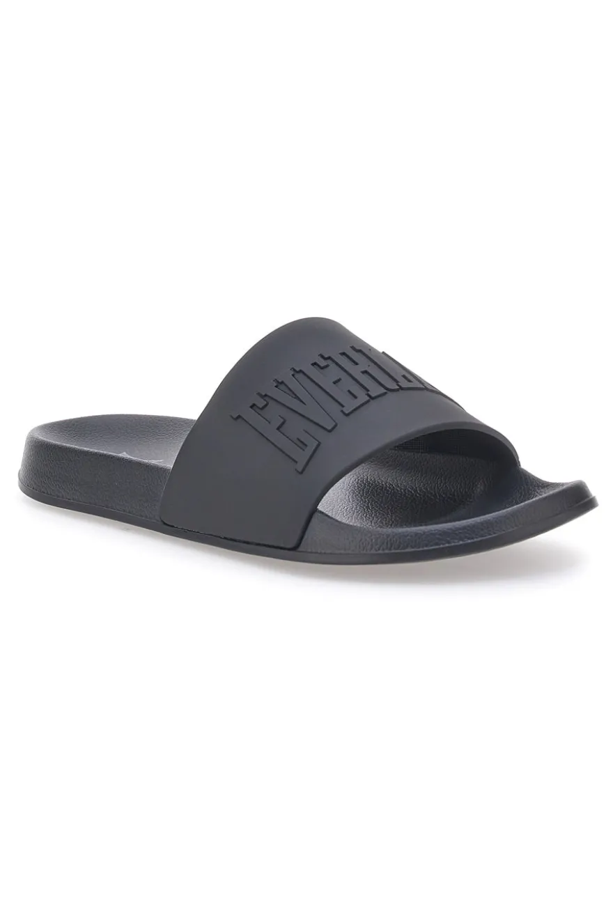 Ciabatte nere con logo in rilievo Everlast EV068