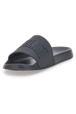 Ciabatte nere con logo in rilievo Everlast EV068