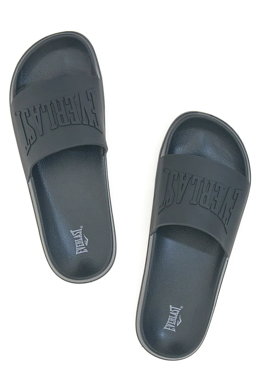 Ciabatte nere con logo in rilievo Everlast EV068