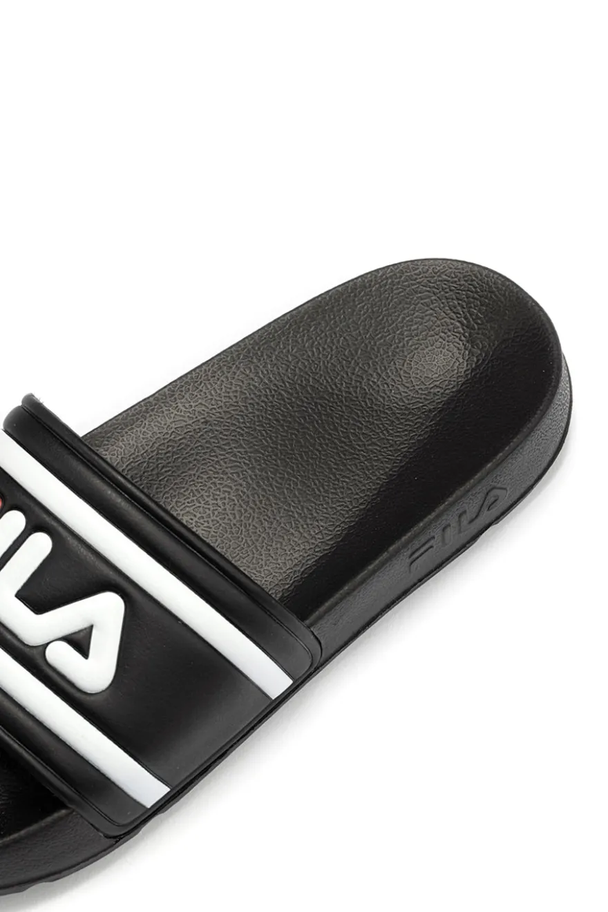 Ciabatte nere con logo maxi Fila FFT0028