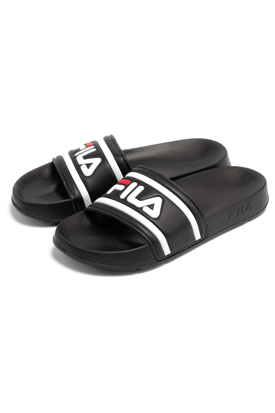 Ciabatte nere con logo maxi Fila FFT0028