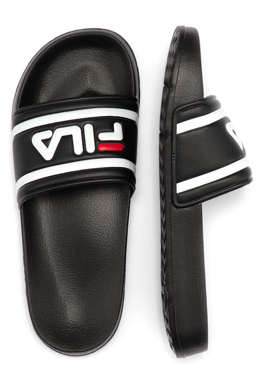 Ciabatte nere con logo maxi Fila FFT0028