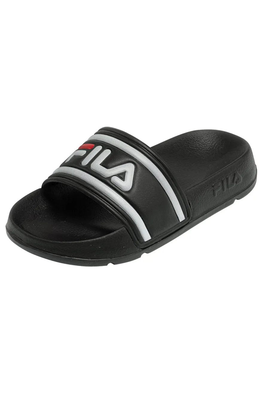 Ciabatte nere con logo maxi Fila FFT0028