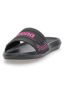 Ciabatte nere con logo rosa Arena 10563300