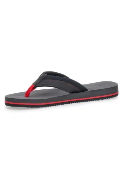 Ciabatte Nere e Rosse Infradito Lotto Skiatos Flip