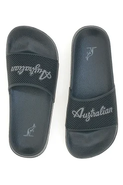 Ciabatte Nere in Gomma Australian 400