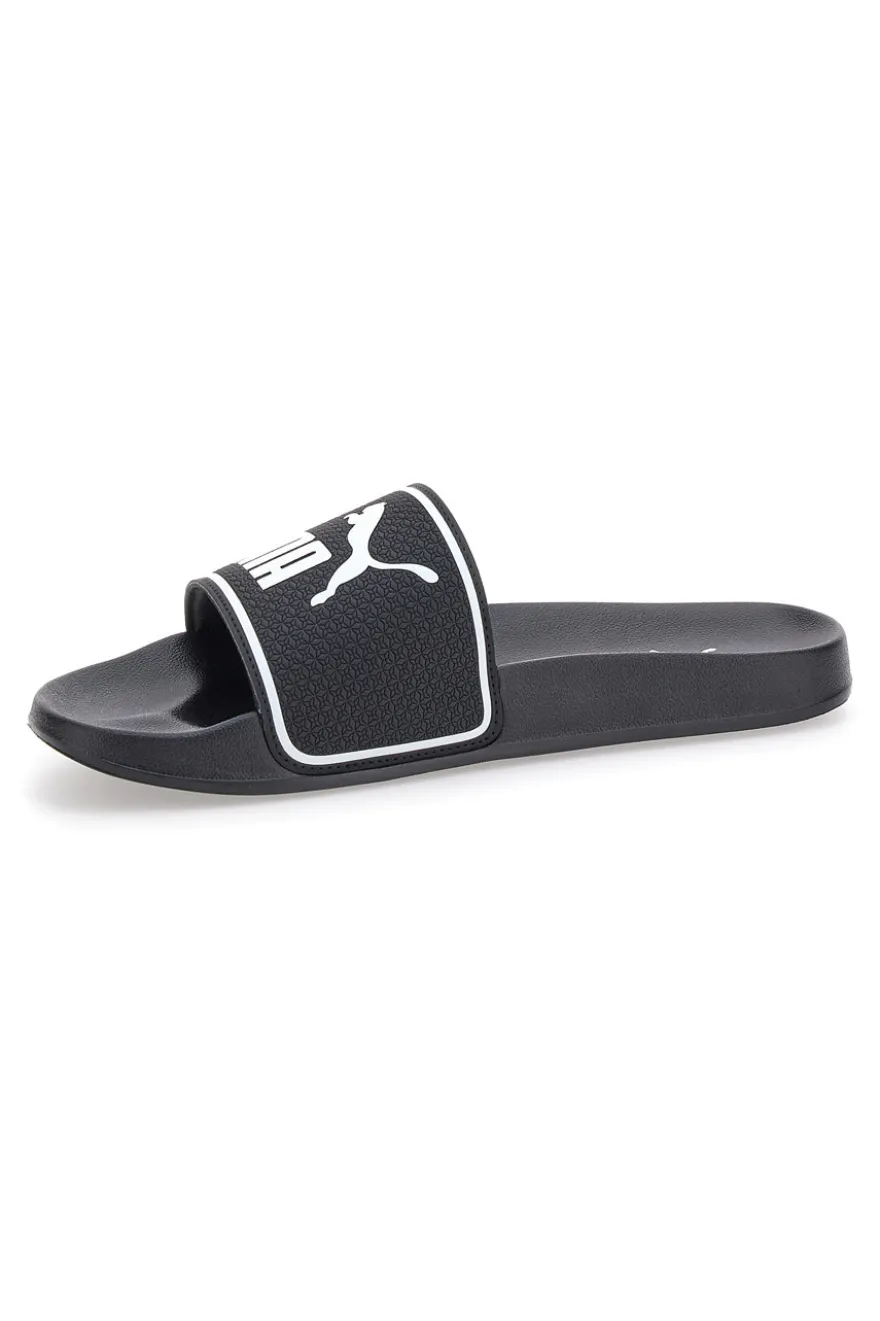 Ciabatte Nere In Gomma Con Fascia Puma Leadcat 2