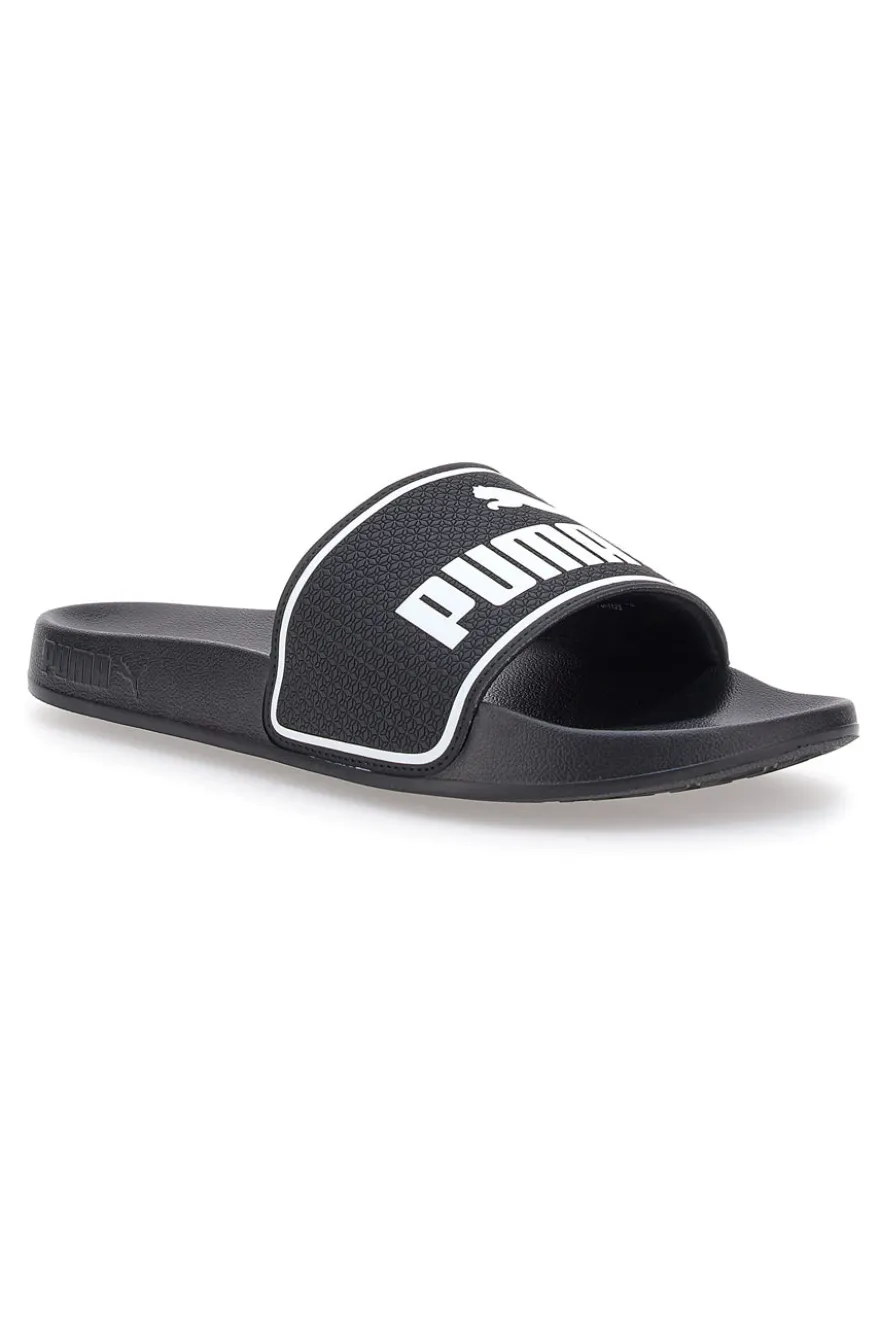 Ciabatte Nere In Gomma Con Fascia Puma Leadcat 2