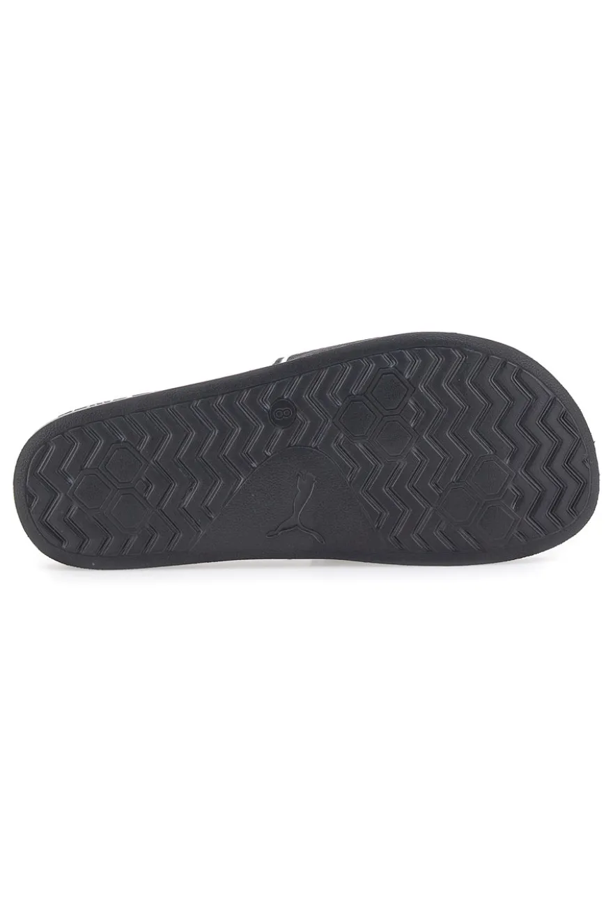 Ciabatte Nere In Gomma Con Fascia Puma Leadcat 2