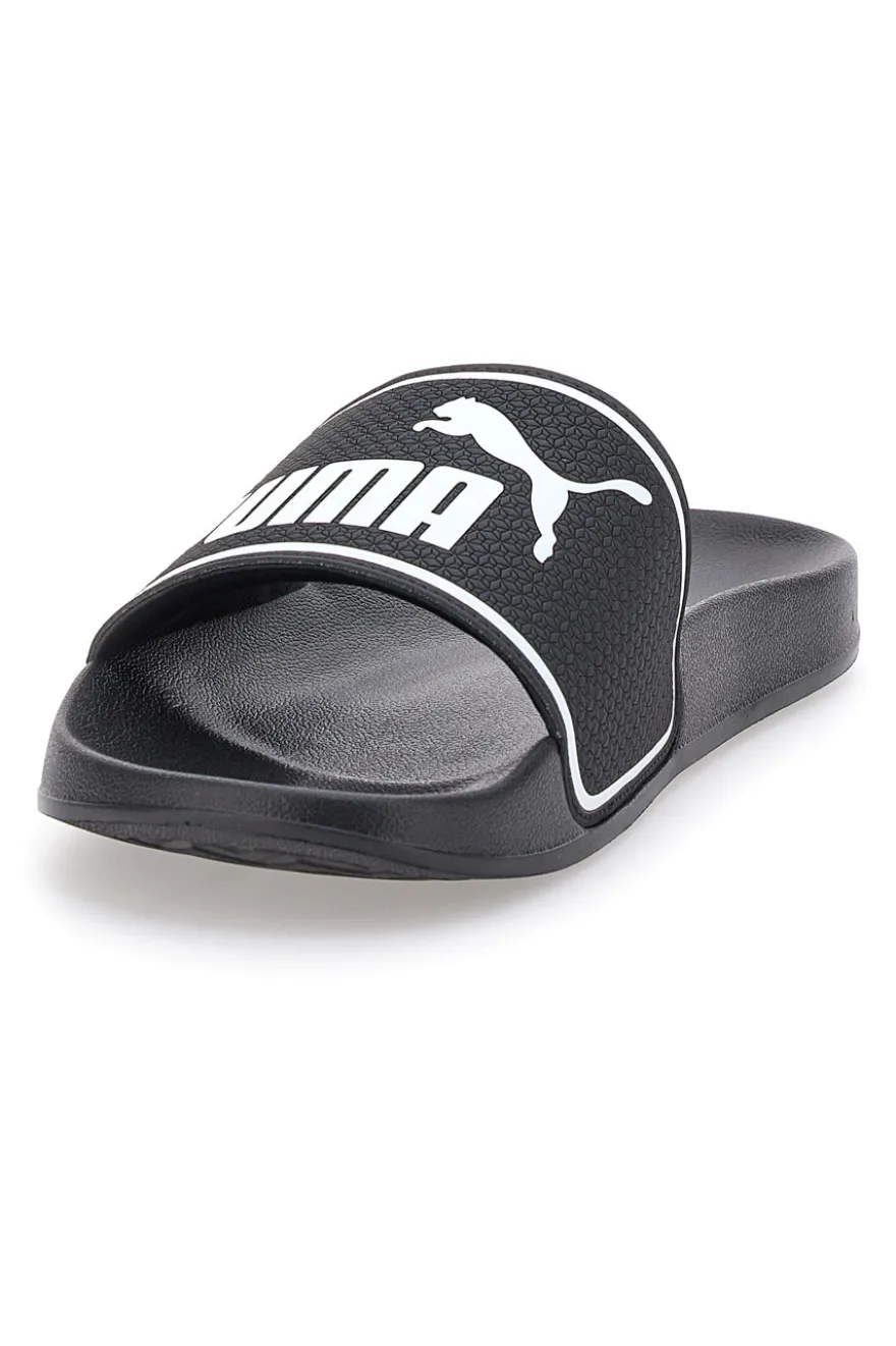 Ciabatte Nere In Gomma Con Fascia Puma Leadcat 2