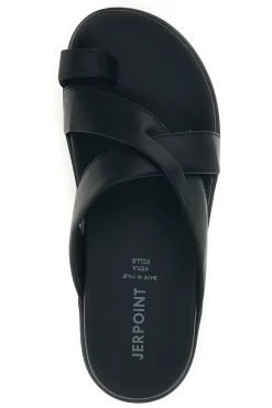 Ciabatte nere in pelle Jerpoint 81025000