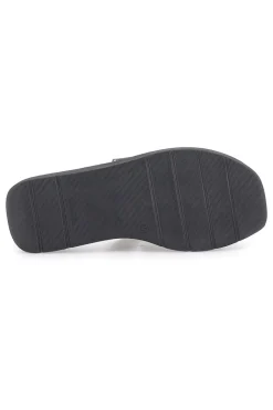 Ciabatte Nere In Pelle Made in Italy Pittarello Rock 5827