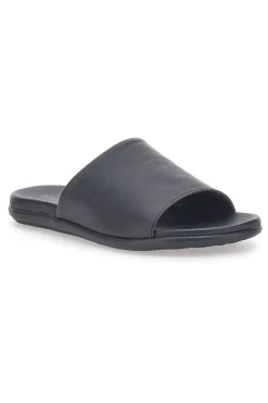 Ciabatte Nere in Pelle Made in Italy JERPOINT 8113